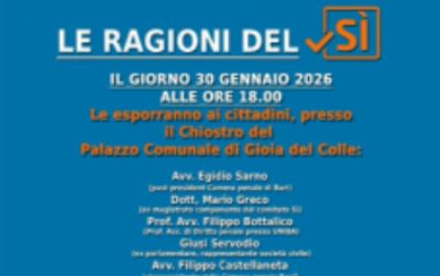 30 GENNAIO 2026 - GIOIA DEL COLLE (Chiostro del Palazzo Comunale)