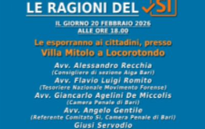20 febbraio 2026 - Locorotondo - Villa Mitolo
