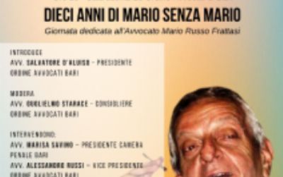 Ricordo del Presidente avvocato Mario Russo Frattasi